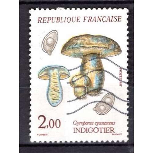 France 1987 Les Champignons L'indigotier Oblitere