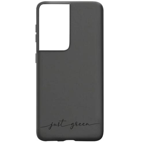 Coque Samsung Galaxy S21 Ultra Recyclable Just Green Noir