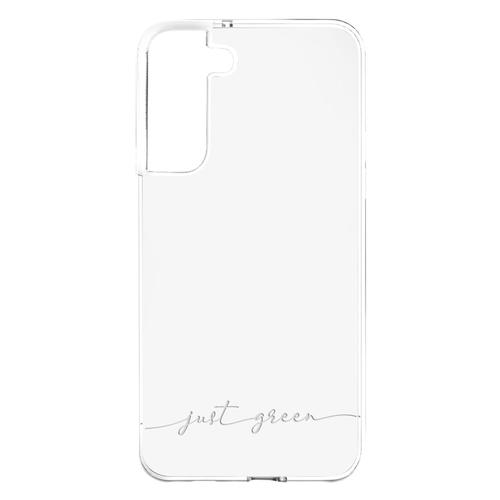 Coque Samsung Galaxy S22 Plus Recyclable Just Green Transparent