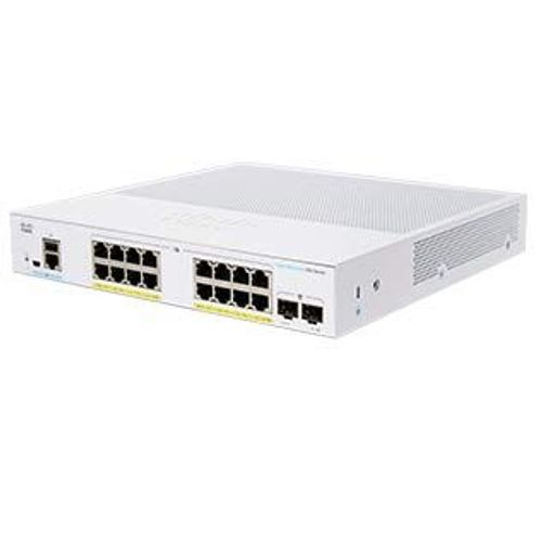 Cisco Business 350 Series CBS350-16FP-2G - Commutateur - C3 - Géré - 16 x 10/100/1000 (PoE+) + 2 x Gigabit SFP - Montable sur rack - PoE+ (240 W)