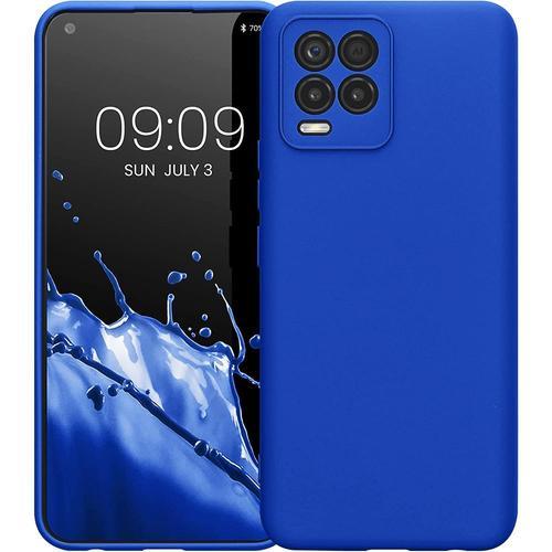 Coque Silicone Pour Realme 8 Protection Antichoc Ultra Slim Bleu - E.F.Connection