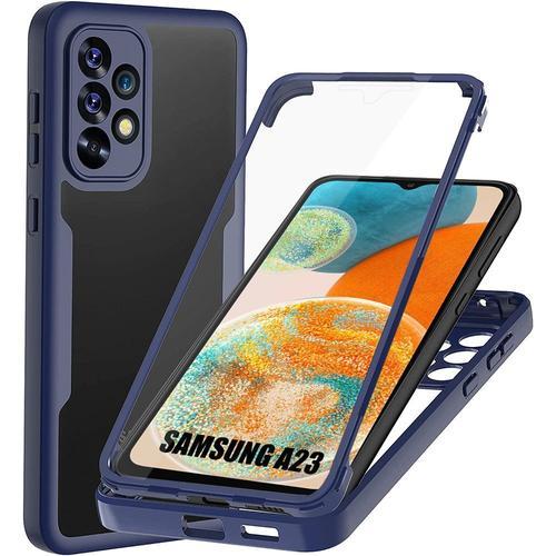 Coque Intégrale Pour Samsung Galaxy A23 5g Protection Antichoc 360° - Bleu Marine - E.F.Connection