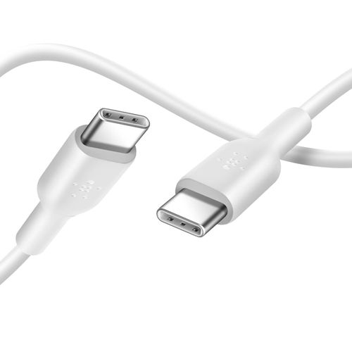 Câble USB-C vers USB-C Power Delivery 18W Résistant 1m Belkin Boost Charge blanc