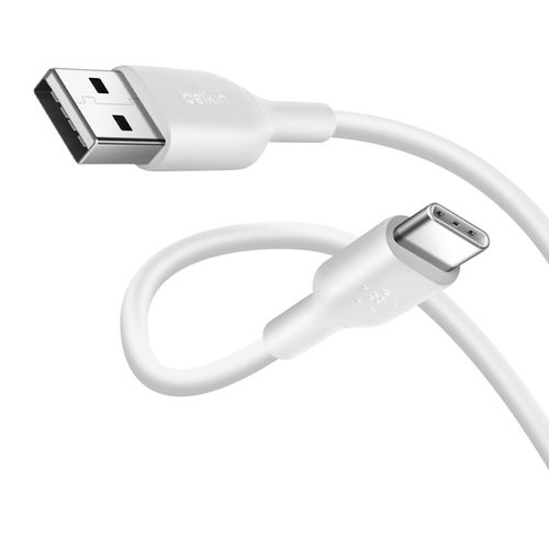 Câble USB vers USB-C Charge et Synchronisation Ultra-résistant 1m Belkin Blanc