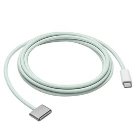 Câble Officiel Apple USB C vers MagSafe 3 Magnétique Tissé 2m Blanc