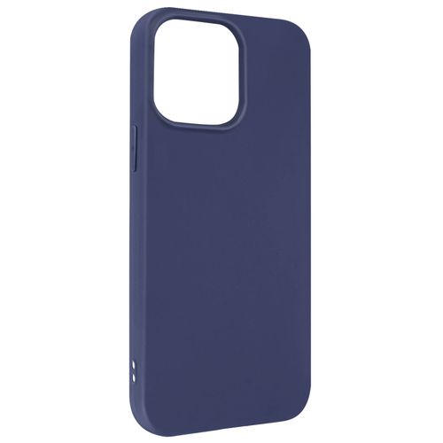 Coque Apple Iphone 14 Plus Silicone Flexible Finition Mate Anti-Traces Bleu Nuit
