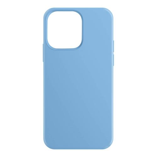 Coque Iphone 14 Pro Max Semi-Rigide Fine Légère Intérieur Doux Moxie Bleu Acier