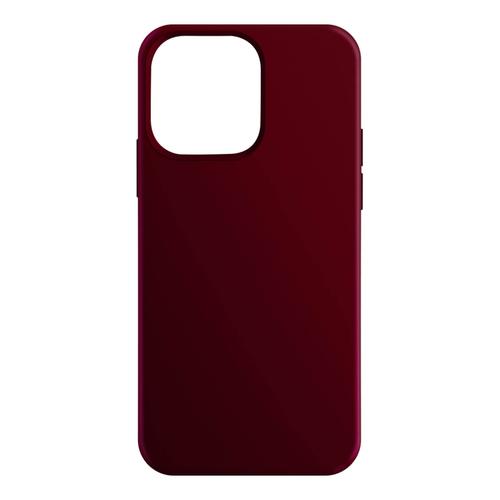 Coque Iphone 14 Pro Max Semi-Rigide Fine Légère Intérieur Doux Moxie Lie De Vin