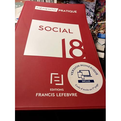 Memento Pratique Francis Lefebvre Social 18 (2018)