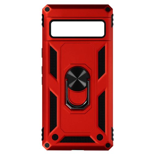 Coque Google Pixel 7 Pro Ultra Rigide Bague Support Rouge