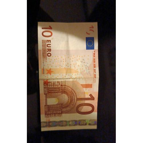 Billet De 10€ De 2002 Très Bonne État 