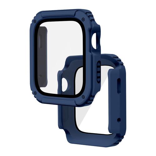 Protection Intégrale Verre Trempé Apple Watch Series 3 / 2 / 1 42mm Bleu Nuit