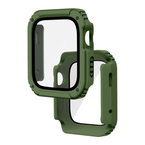 Protection Intégrale Verre Trempé Apple Watch Series 3 / 2 / 1 38mm Kaki