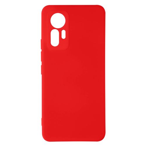 Coque Pour Xiaomi 12 Lite Silicone Semi-Rigide Soft-Touch Fine Rouge