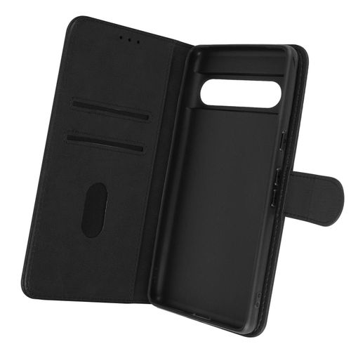 Housse Pour Google Pixel 7 Pro Clapet Portefeuille Fonction Support Vidéo Noir