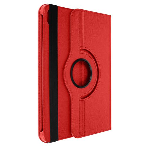 Housse Pour Ipad 10,9 2022 Support Rotatif 360° Mode Portrait Paysage Rouge