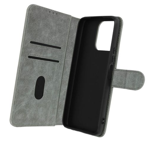 Housse Pour Honor X8 5g Et Honor X6 Clapet Portefeuille Et Support Vidéo Gris
