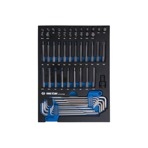 Module mousse + PP 61pcs embouts et clés mâles
