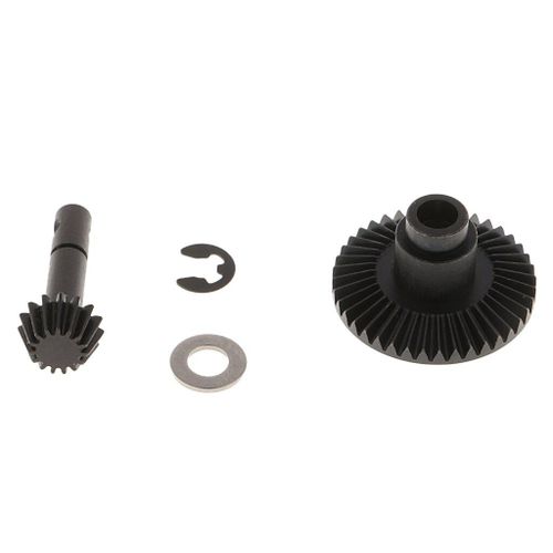 Jeu D'engrenages Coniques En Métal Noir, Pour Modèle De Voiture De Loisir Axial Scx10 Ii D90 1:10e Rc