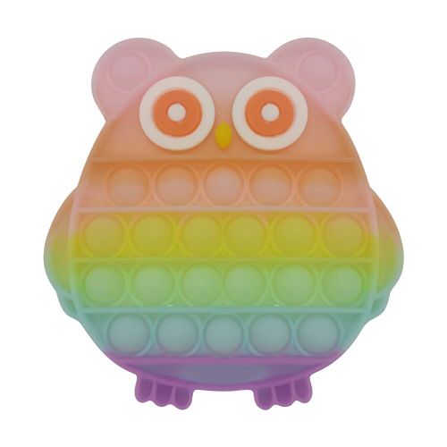 Jouet Sensoriel En Silicone En Forme De Hibou, Bulle Anti-Stress, Relaxant, Éducatif Pour Les Enfants, Autisme, Cadeau