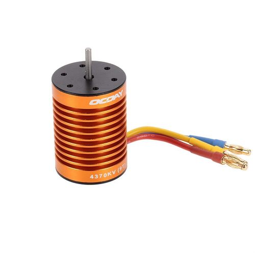Moteur sans balais 9T 4370 KV, 4 pôles, pour voiture, camion, bateau, 1/10 RC, haute qualité