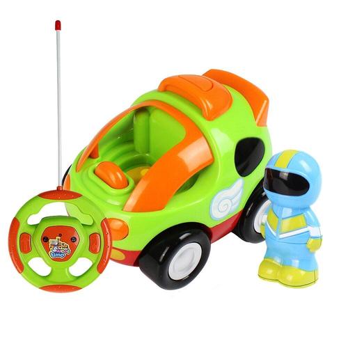 Mini Voiture De Course Rc, Avec Musique Et Lumières, Radio Électrique, Télécommande, Pour Bébés Et Enfants En Bas Âge