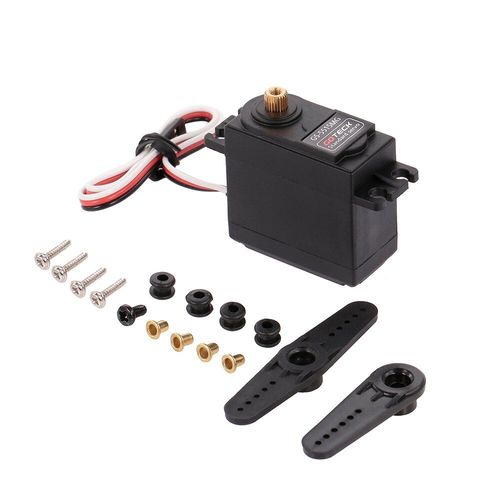 Engrenage Métallique, Couple Élevé, 15kg, Servo Analogique, Double Roulement À Billes, Pour Voiture Rc, Hélicoptère, Bateau, Accessoires De Robot, Gs-5515mg