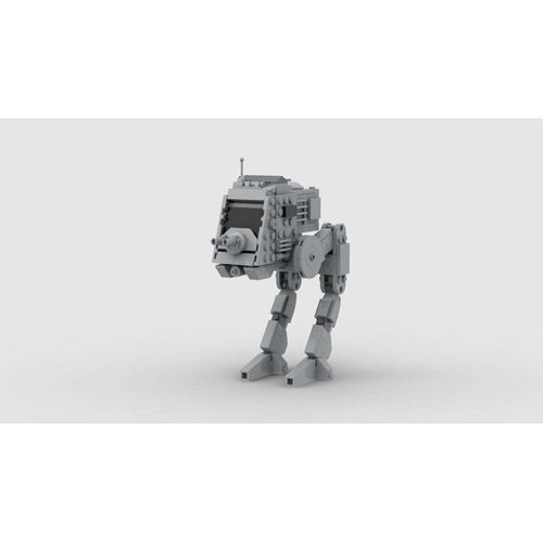Bloc De Construction De Technologie Interstellaire Moc Tout Terrain, Mini Robot De Transport, Modèle De Jouet Assemblé Pour Garçon, Cadeau De Noël, At-Pt