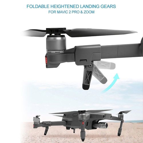 Kit D'engrenages D'atterrissage Surélevées Pliables Pour Drone Dji Mavic 2 Pro Zoom-Générique