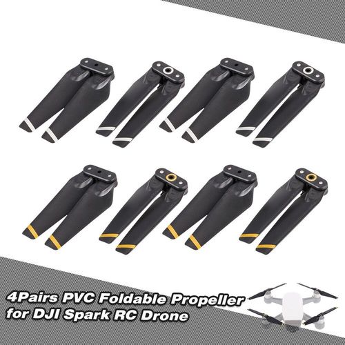 Hélices Pliables En Pvc Pour Drone Dji Spark Rc, 4 Paires-Générique