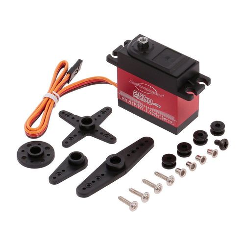 engrenage métallique Servo numérique AX8601, 25KG, couple élevé, étanche, pour RC Traxxas HSP, voiture, bateau, hélicoptère, Robot, avion