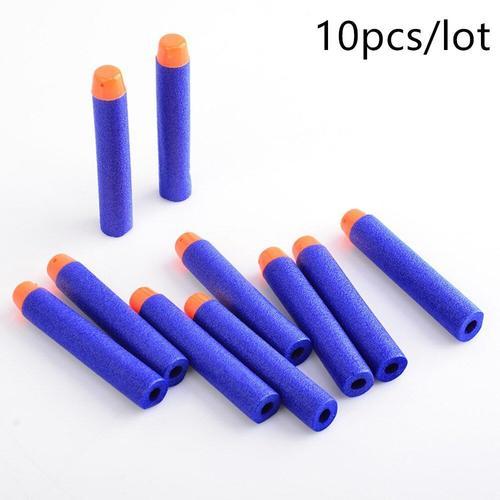 Balle De Recharge De Pistolet Nerf Blasters, Fléchettes À Tête Au Trou Creux, Accessoires Pour Jouet, 7,2 Cm, 10/50/100 Pièces,