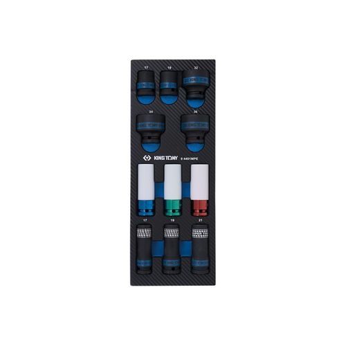 Module mousse + PP 11 pièces douilles 1/2 pour jantes
