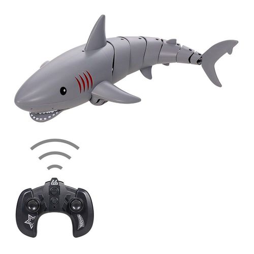 Mini Bateau Télécommandé En Forme De Requin Radiocommandé, 2.4g, Sous-Marin, Jouet D'extérieur, Pour L'été