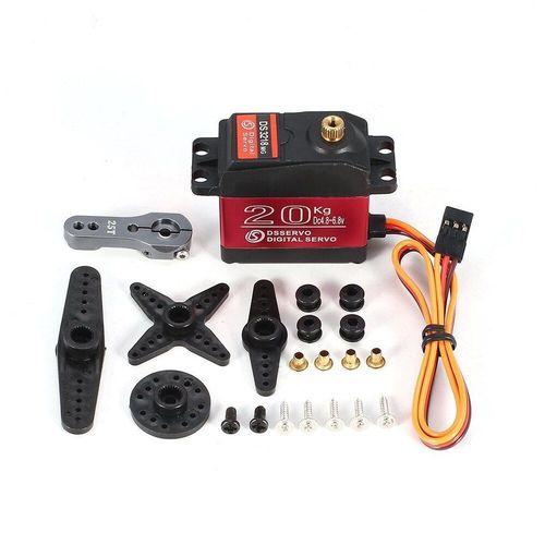 Servomoteur de direction numérique DS3218MG, engrenage en métal pour voiture RC Baja, Buggy, camion, bateau, avion, hélicoptère, jouets RC