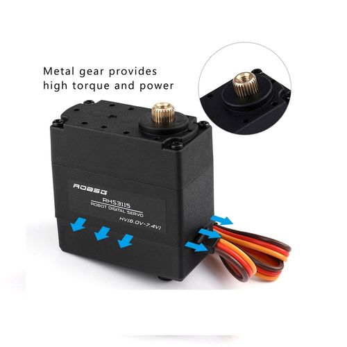 Micro engrenage métallique 20kg, couple élevé pour Robot RC Baja voiture camion bateau avion