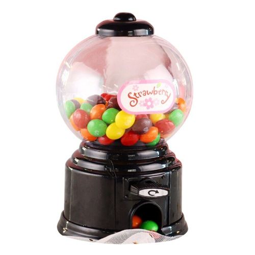 Machine À Bonbons En Plastique, 1 Pièce, Boîte De Rangement De Gomme, Décoration De Maison, Banque, Accessoires De Fête À Thème, Boîte De Rangement De Gomme, Style Tourbillonnant, Livraison Directe