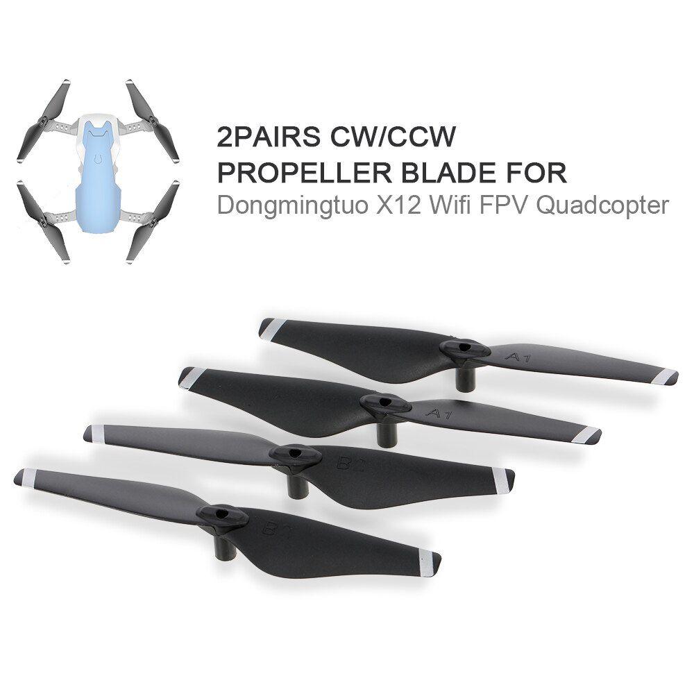 2 paires de lames d'accessoires d'hélice CW - CCW pour drone d