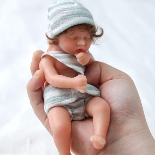Poupée Miniature Pour Fille, 15cm/6 Pouces, Avec Cheveux Bouclés Et Racines, Lavable, Joli Visage, Renaissance Vives, Caucasienne, Pour Petite Fille, Livraison Directe