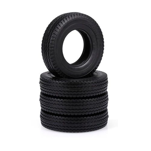 Pneus En Caoutchouc Pour Tracteur Et Camion Tamiya, 4 Pièces, 1/14