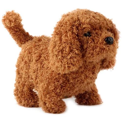 Chien En Peluche Électrique Réaliste, Chien Chanceux, Simulation De Chien, Jouets En Peluche, Fait À La Main, Figurine Réaliste, Jouets En Peluche Pour Enfants