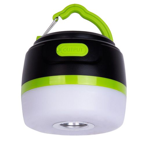 Lanterne Led Portable Rechargeable Avec Port Usb, Power Bank, 5200mah, Design 3 En 1, Base Magnétique Étanche Ip65