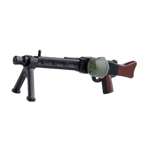 Armes Militaires Mg42, 5 Pièces/Lot, Fusil, Rehausse, Machine, Sous-Machine, Blocs De Construction Moc, Briques, Jouets Pour Enfants B123
