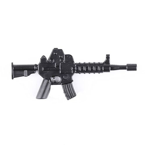 Arme Militaire Ww2 M416, Fusil Noir, Machine, Sous-Machine, Pièces Moc, Blocs De Construction, Briques, Jouet Pour Enfants B102