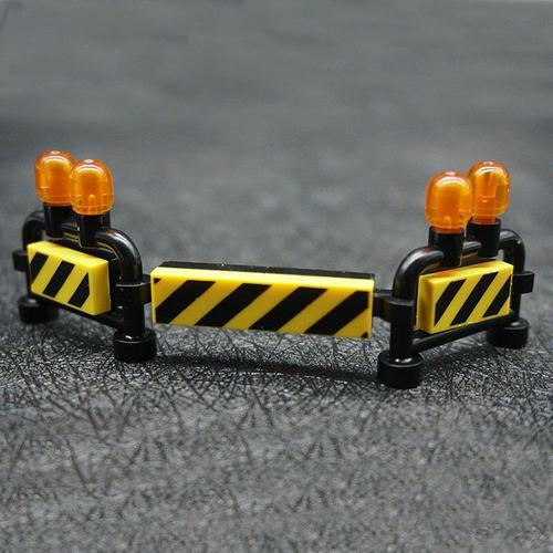 Blocs De Construction Moc, Barrière, Mini Rail, Ville, Police, Accessoires Militaires, Briques B111