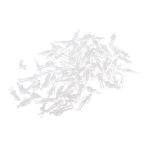 Figurines De Personnages Miniatures Non Peintes, 20 Pièces, 1/25, Pour Aménagement De Train