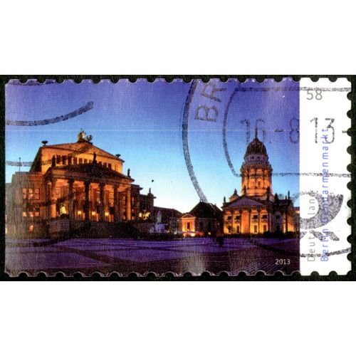 Timbre Oblitéré Deutschland, Berlin Gendarmenmarkt , 2013, 58