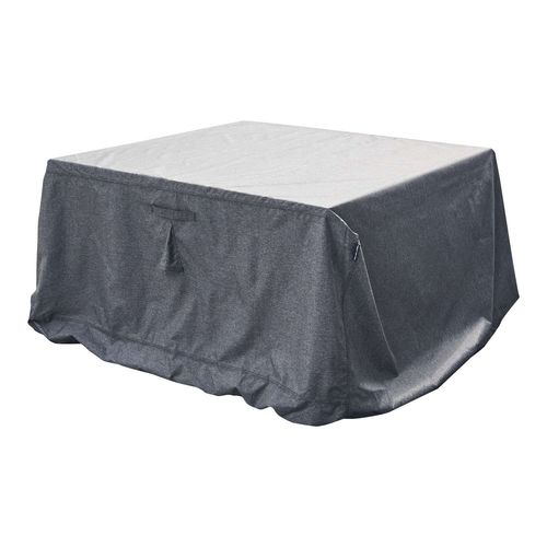 Housse De Protection Pour Table Carrée S Hambo - 105 X 105 X 80 Cm - Gris