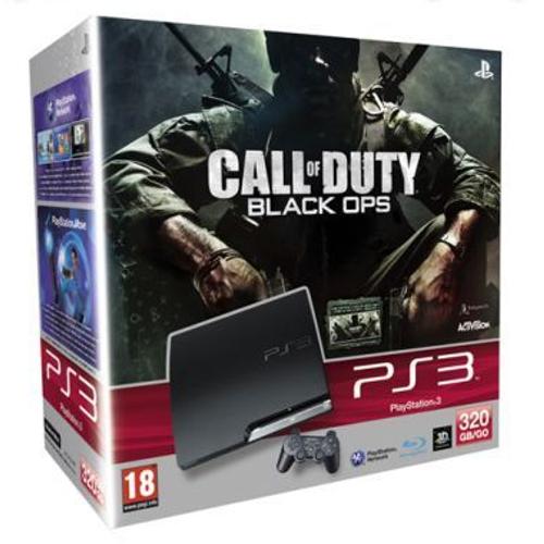 Pack Console Ps3 (320 Go), Cod Black Ops & Carte Prépayée Pour Dlc