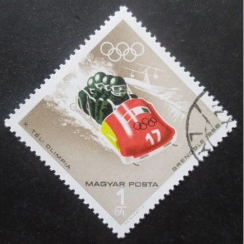 Hongrie N°1940 Jeux Olympiques D'hiver Grenoble 1968 Oblitéré
